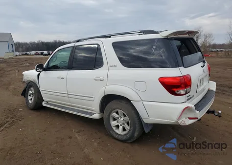 2006 Toyota Sequoia Sr5 z USA, uszkodzony, nr VIN 5TDBT44A56S266341